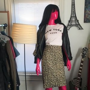 J.crew Leopard Print High Waisted Pencil Skirt🐆